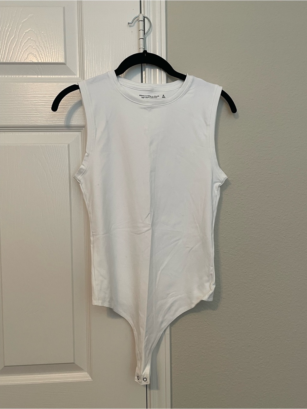 Abercrombie & Fitch White Bodysuit Tank Top